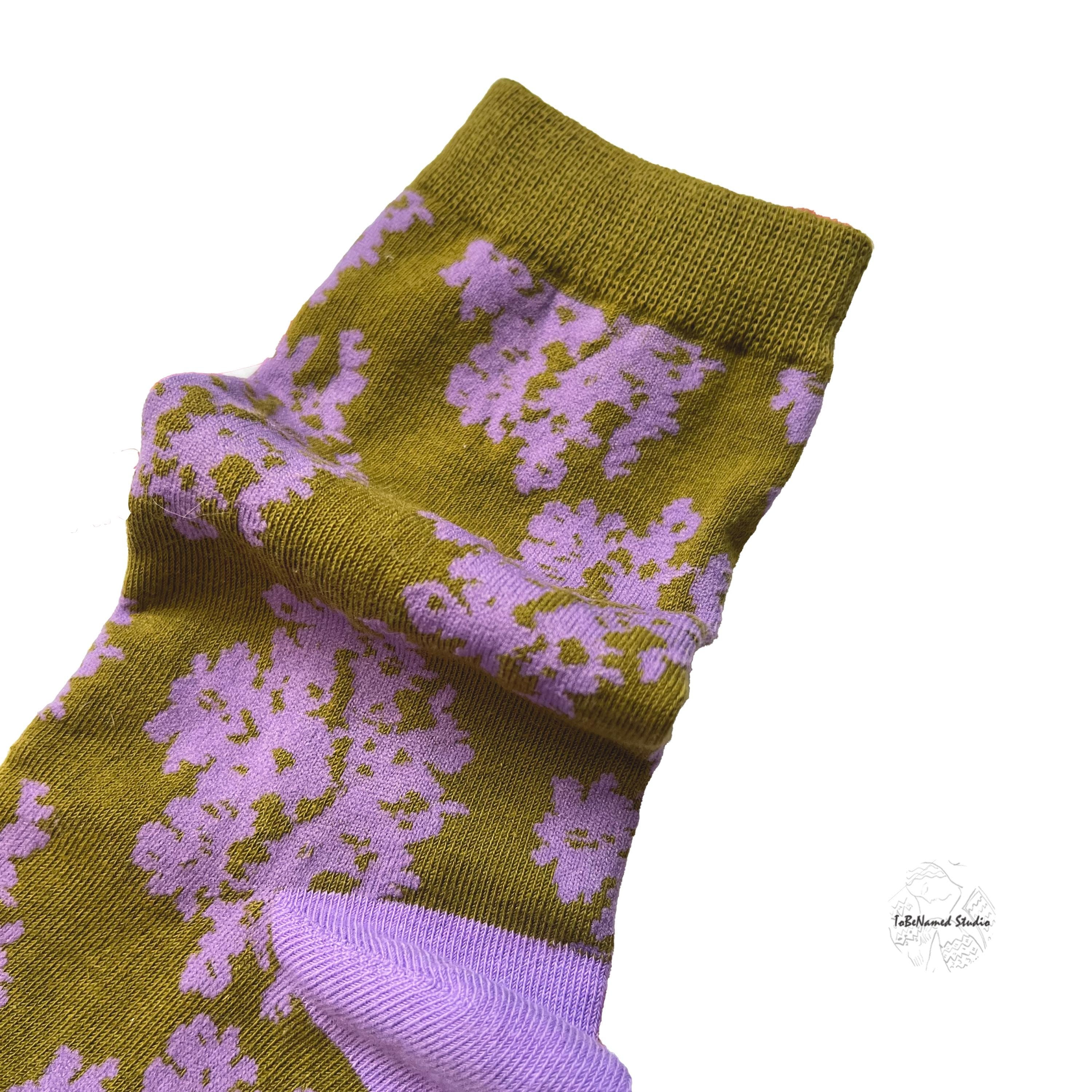 FLEUR VIOLETTE socks