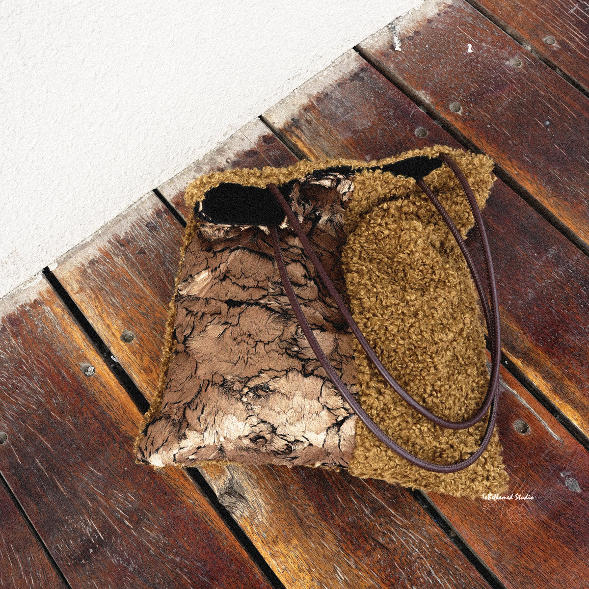 HERCULES FEATHER Panel Textile Art Tote