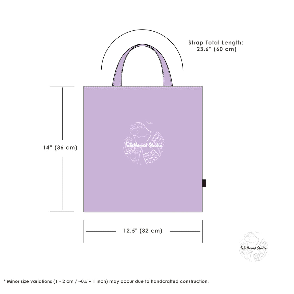 HERCULES FEATHER Panel Textile Art Tote