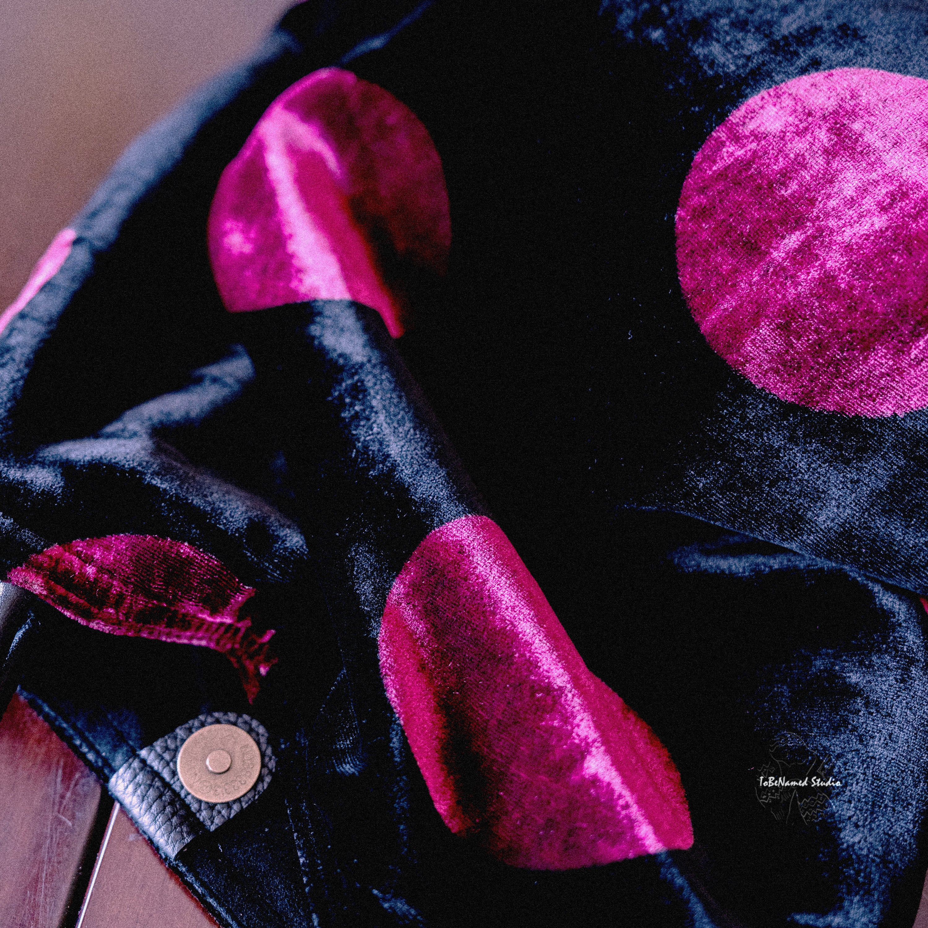ELSA'S PINK Silk Velvet Tote Bag