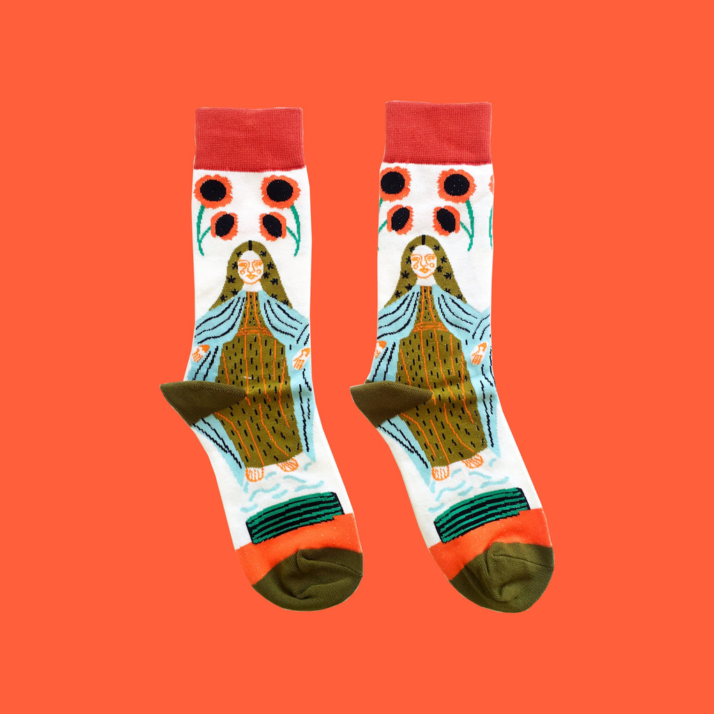 SUNFLOWER PRINCESS Socks