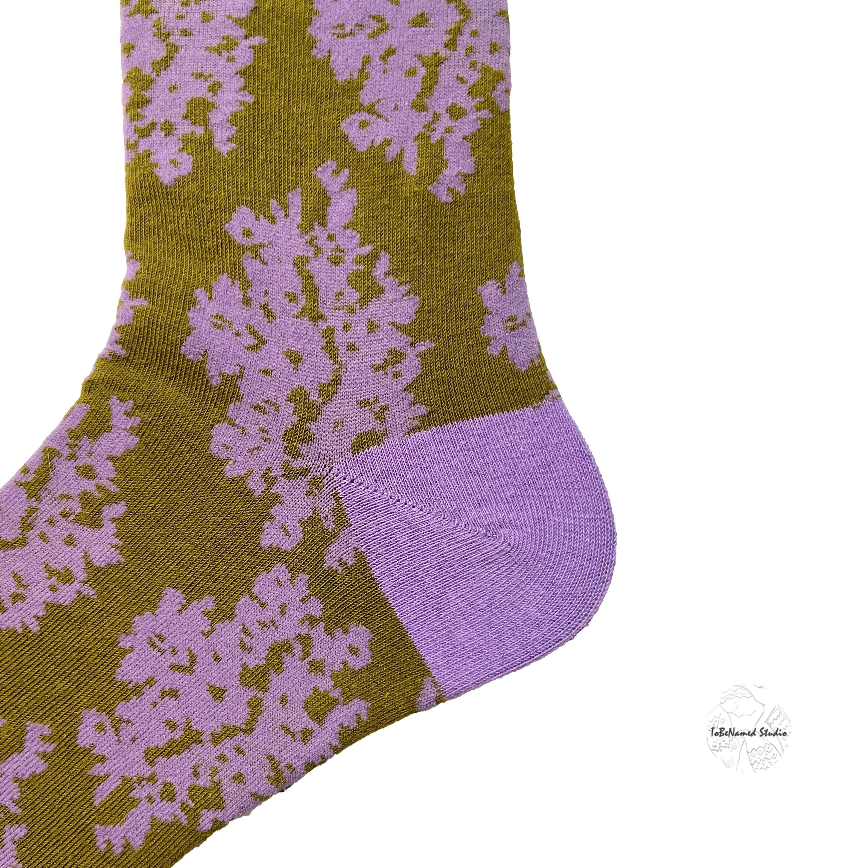 FLEUR VIOLETTE socks