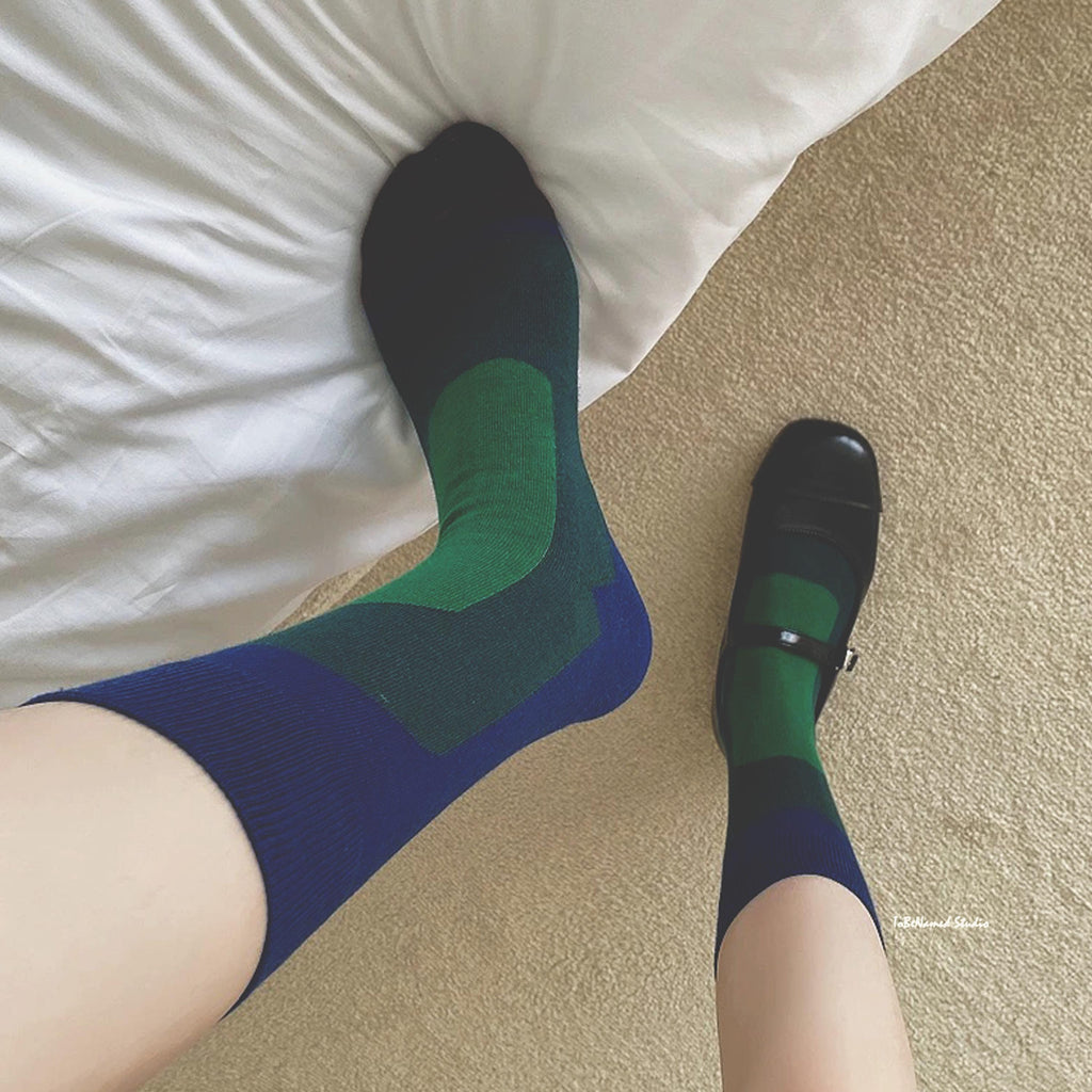 ABSTRACT RECTANGLE Socks