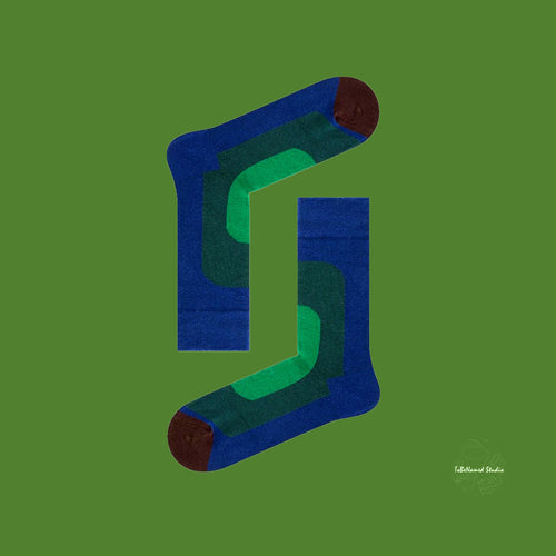 ABSTRACT RECTANGLE Socks