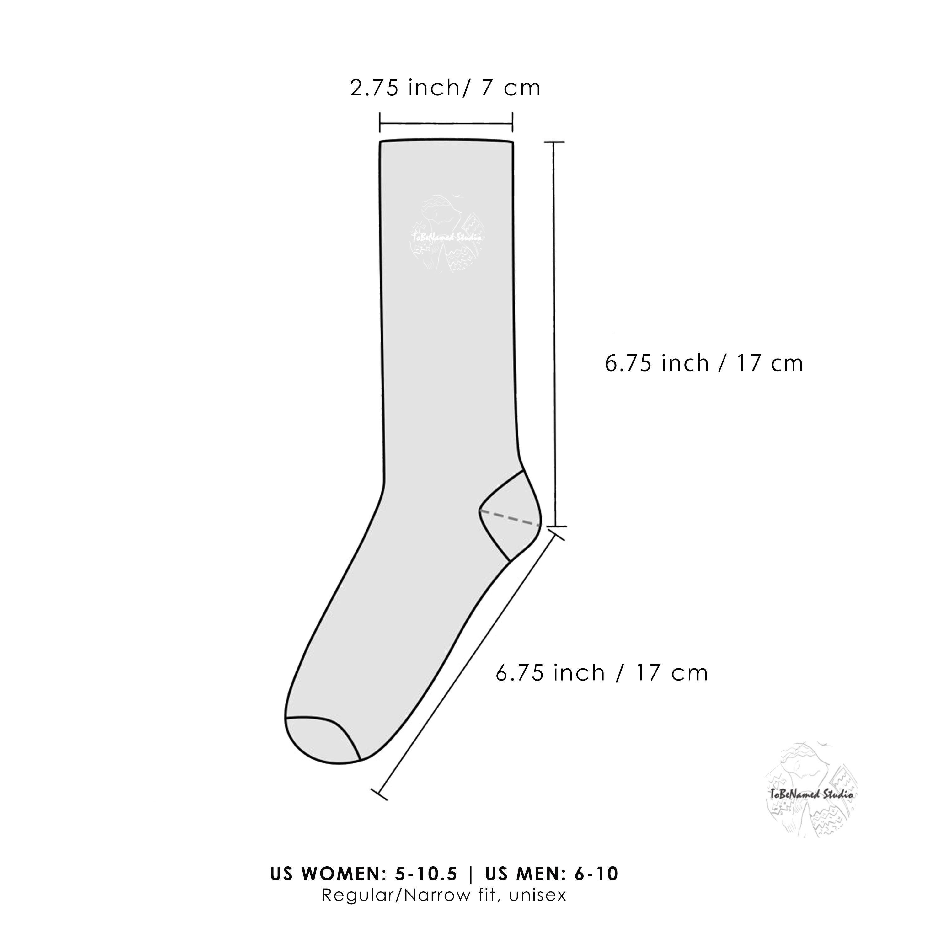 FLEUR VIOLETTE socks