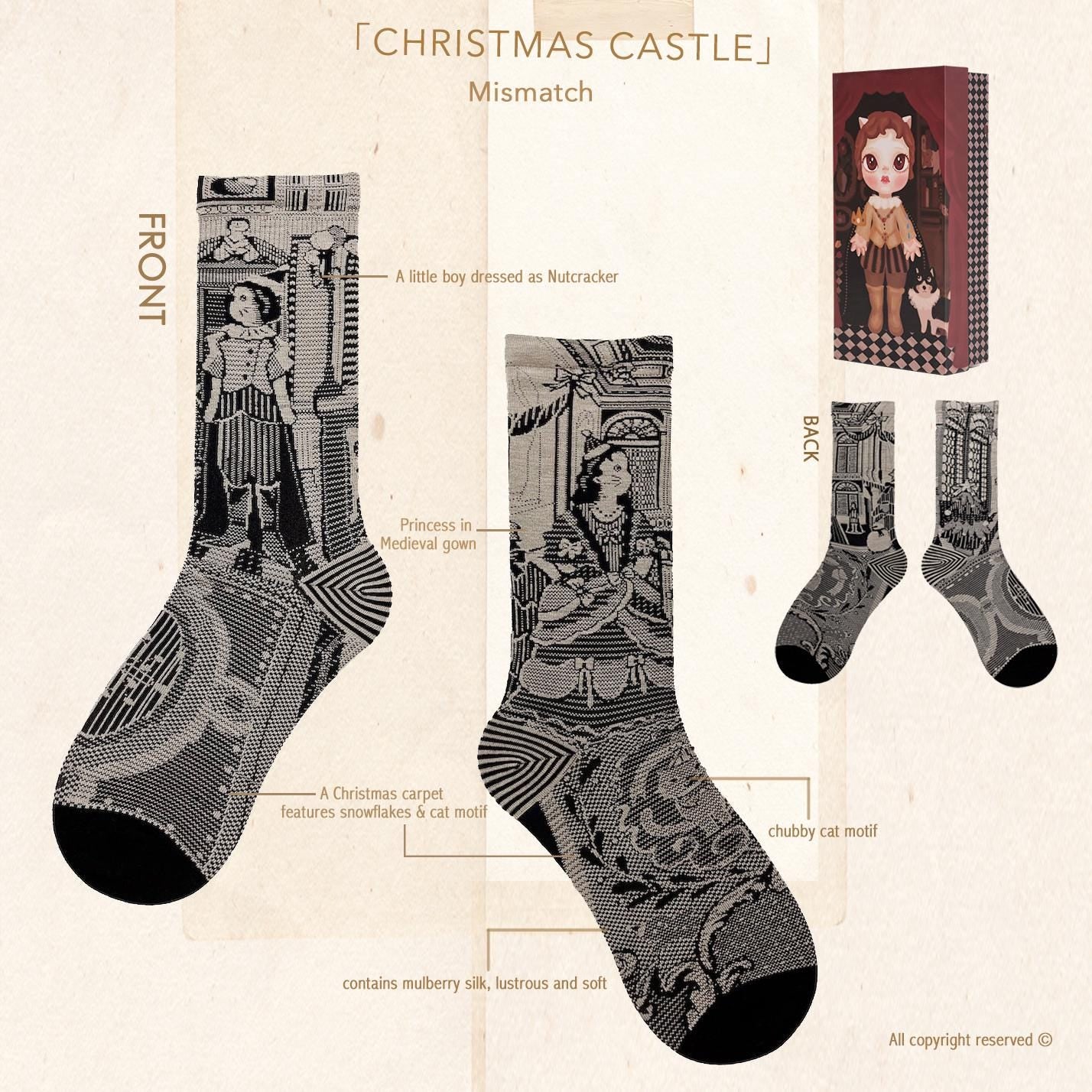 CHRISTMAS CASTLE Socks
