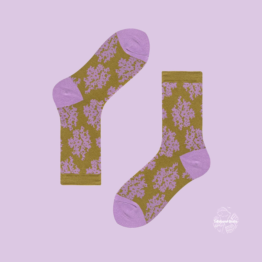 FLEUR VIOLETTE socks