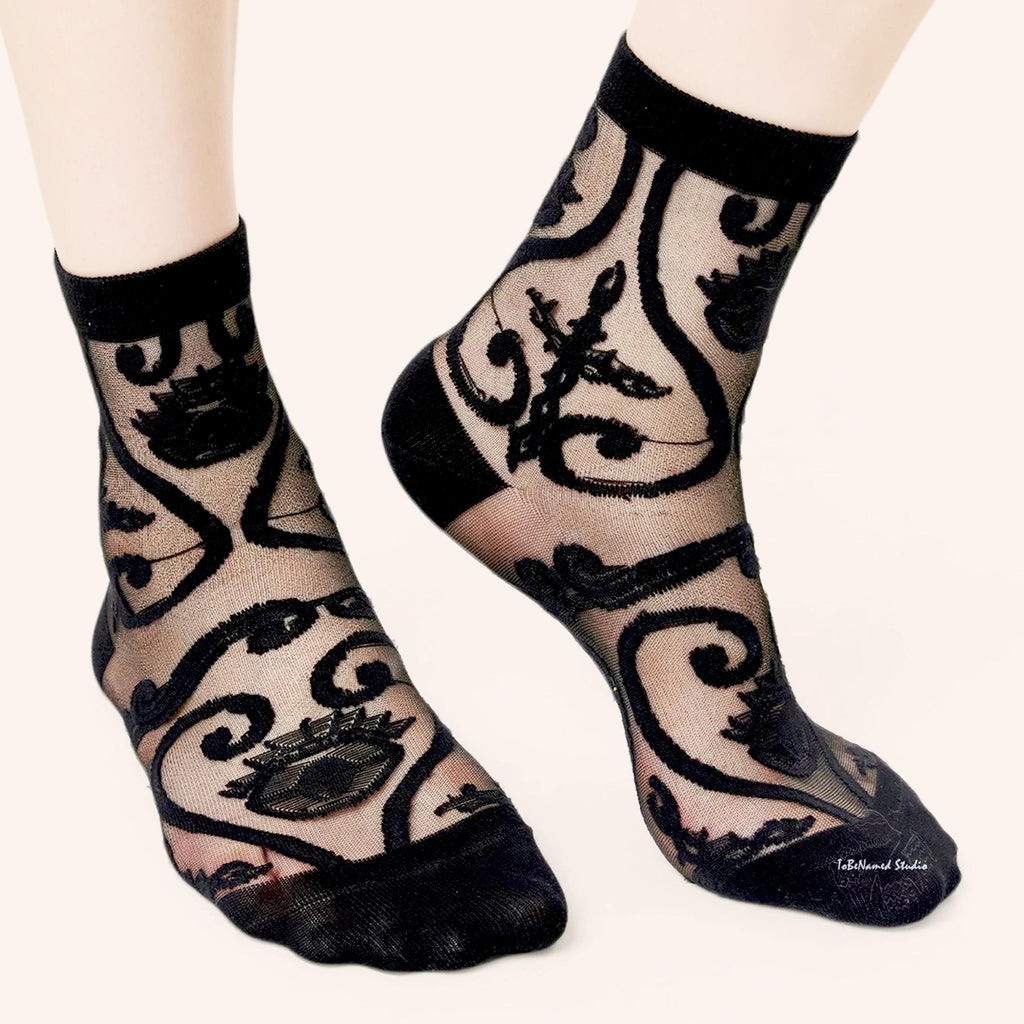 GOTHIC LACE Socks