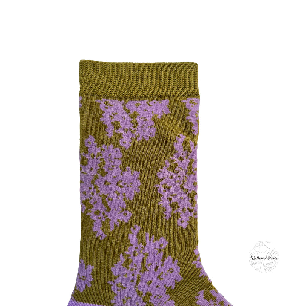 FLEUR VIOLETTE socks