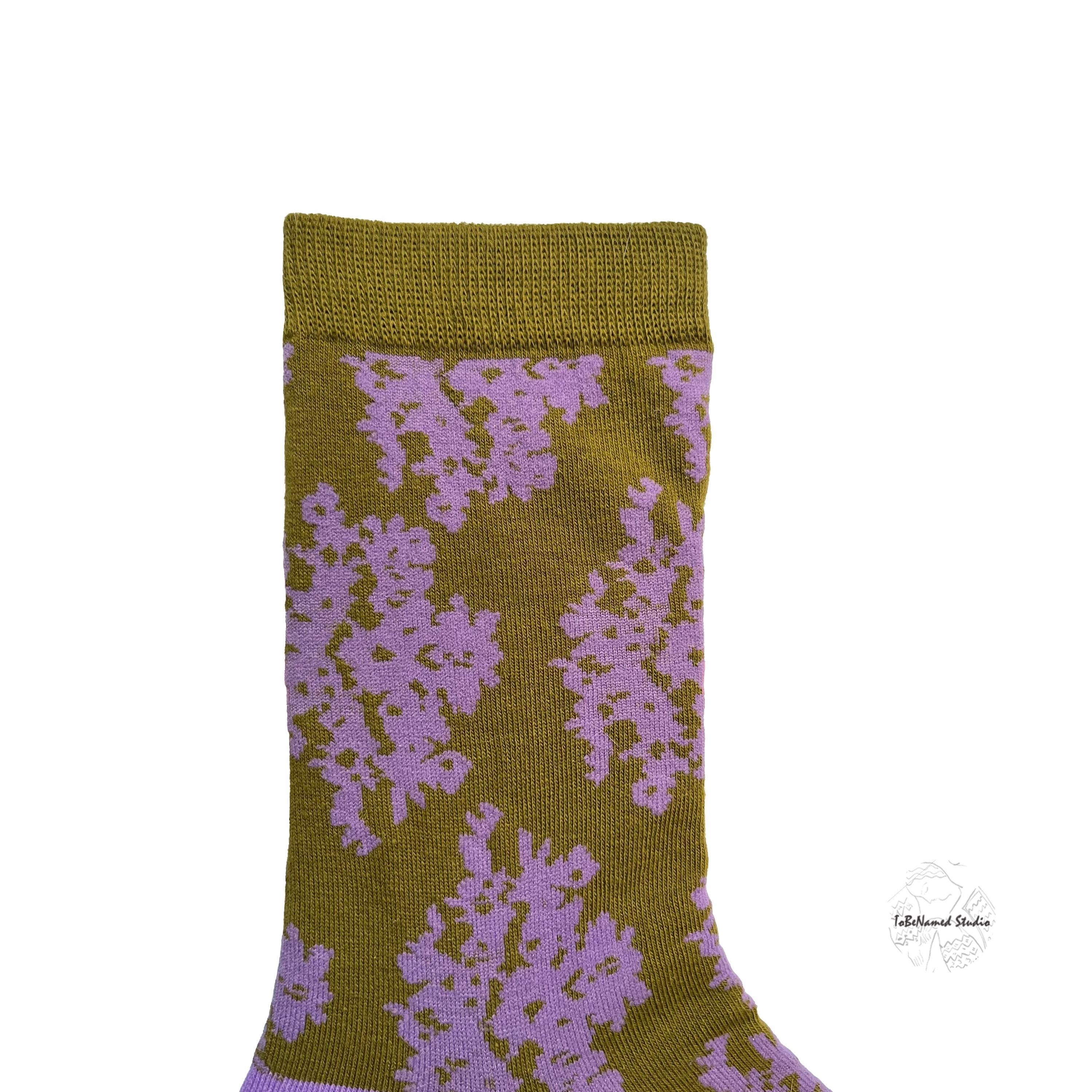 FLEUR VIOLETTE socks