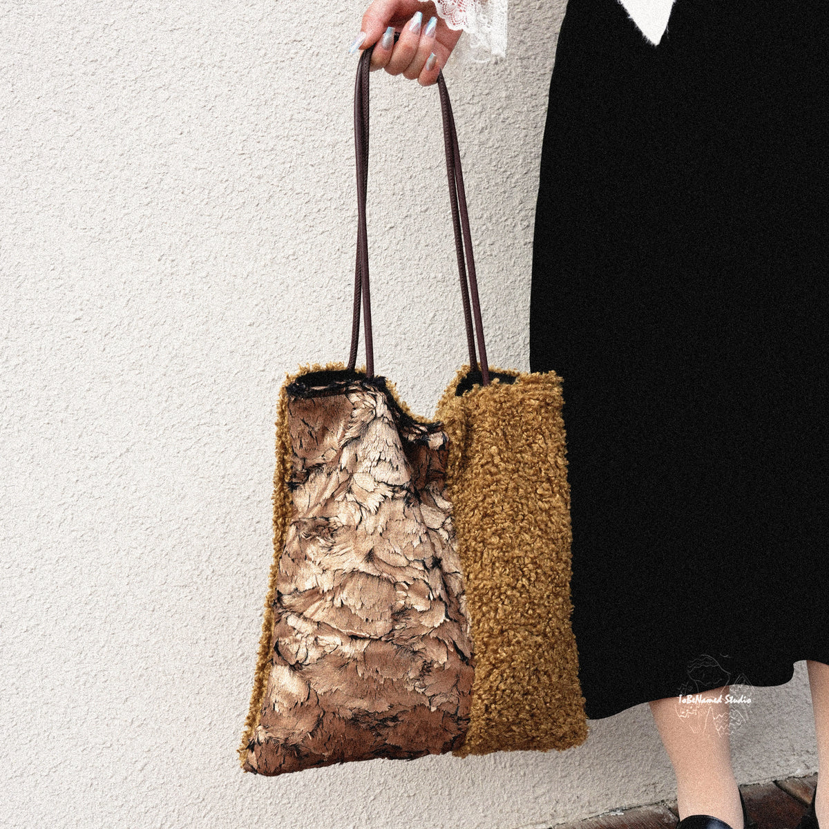 HERCULES FEATHER Panel Textile Art Tote