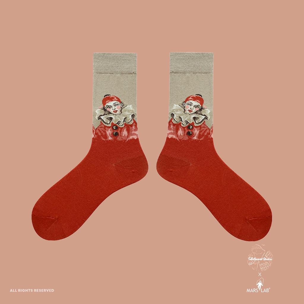 ROUGE PIERROT Socks