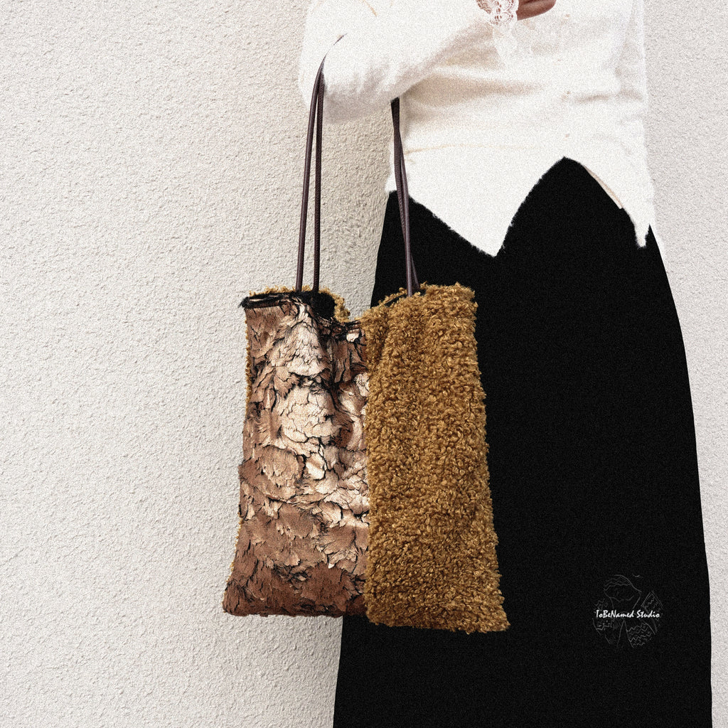 HERCULES FEATHER Panel Textile Art Tote