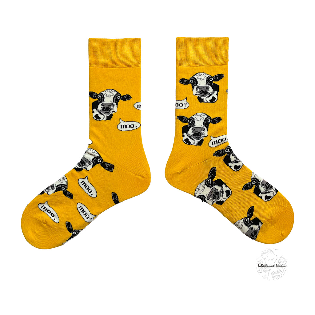 ANDY'S COW Socks