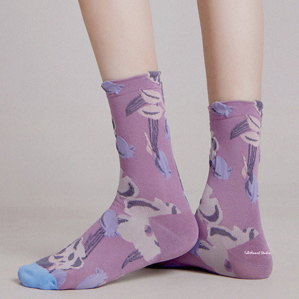 MOONLIT IRIS Socks