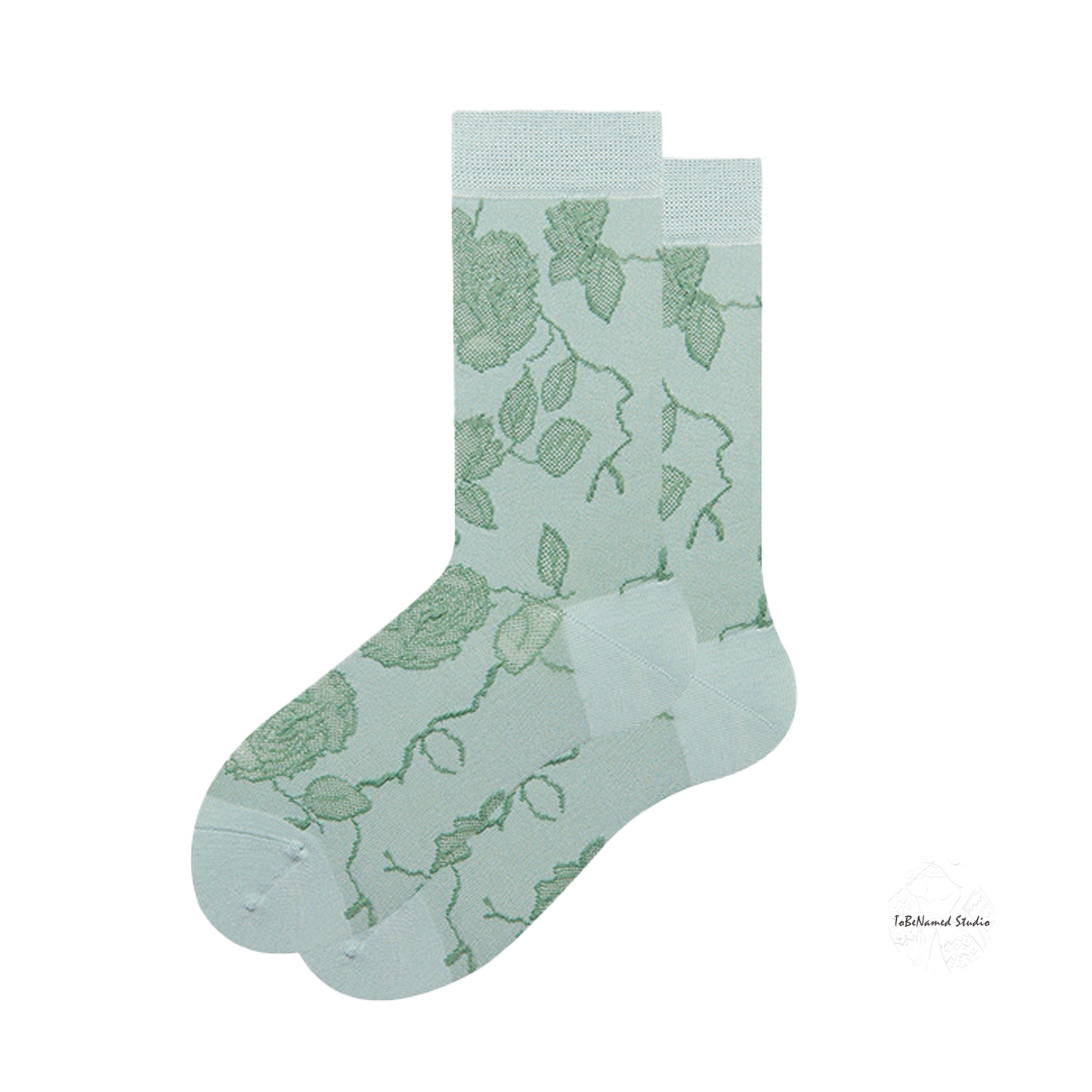 TOILE de JOUY GREEN Socks