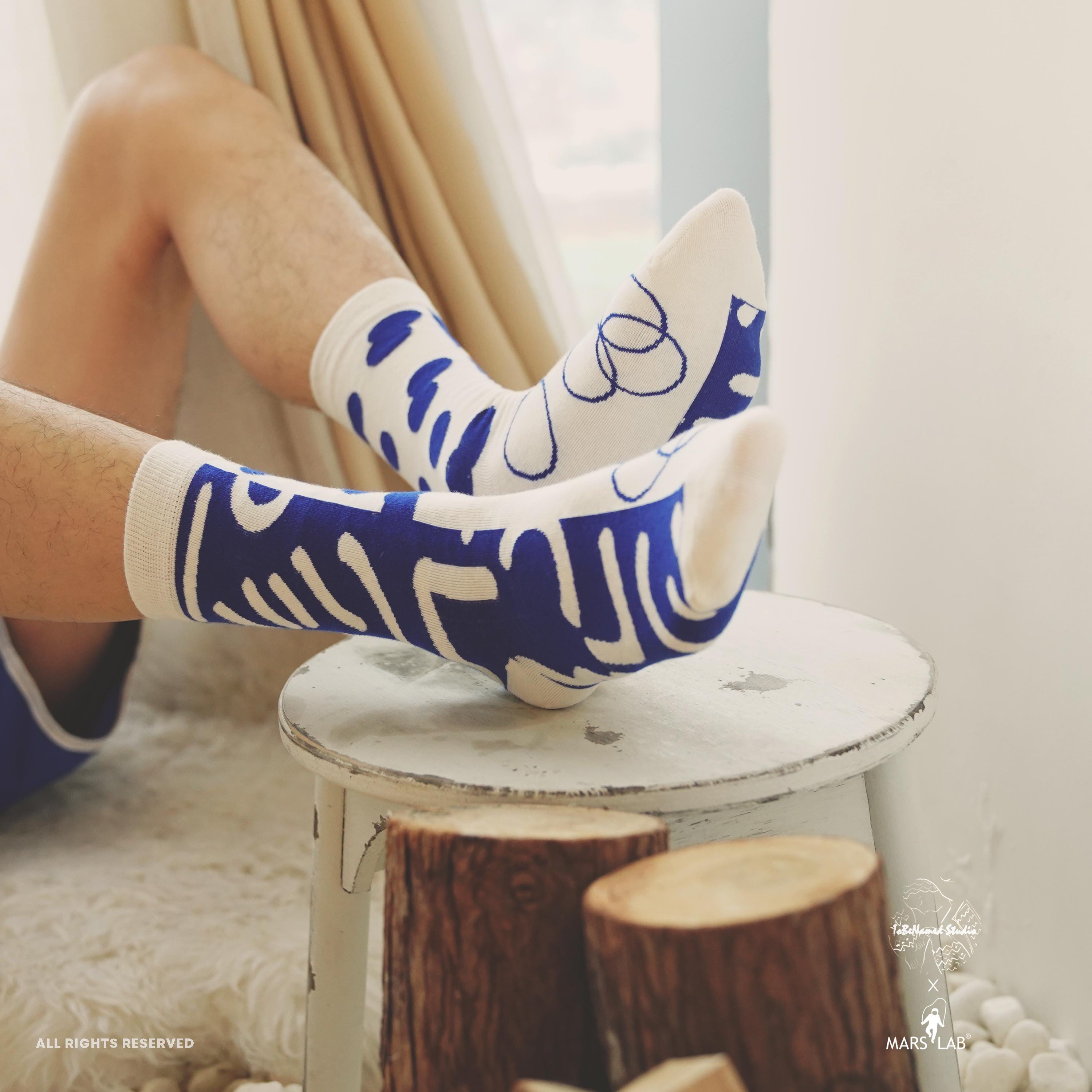 KLEIN BLUE DIALOGUE Socks