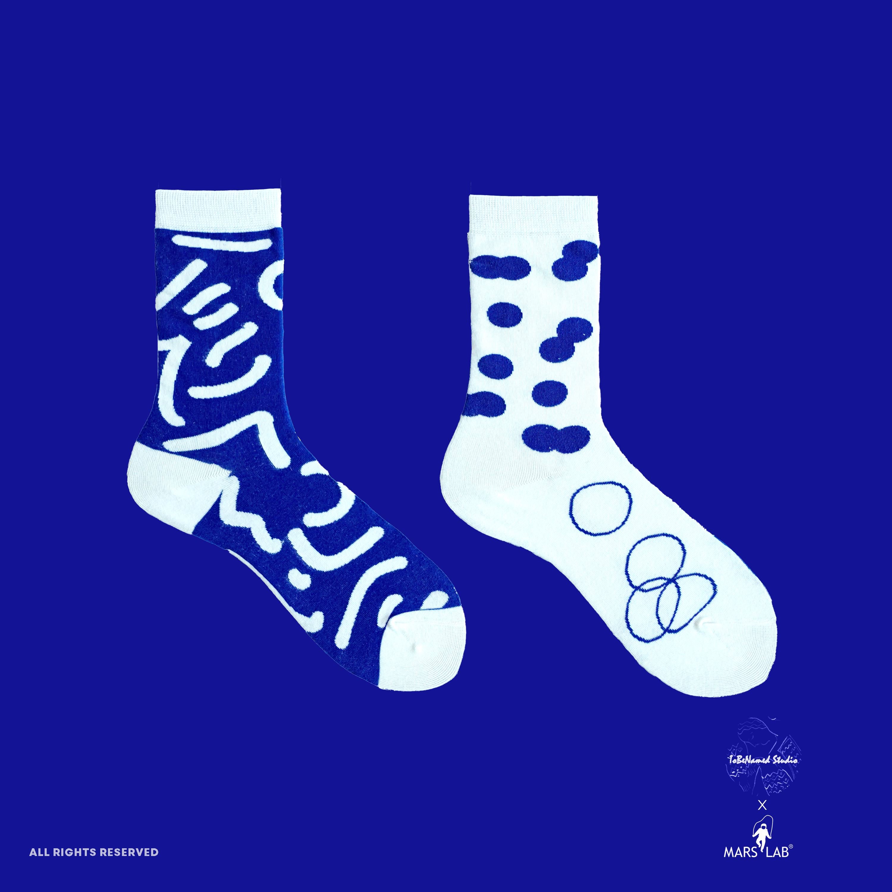 KLEIN BLUE DIALOGUE Socks