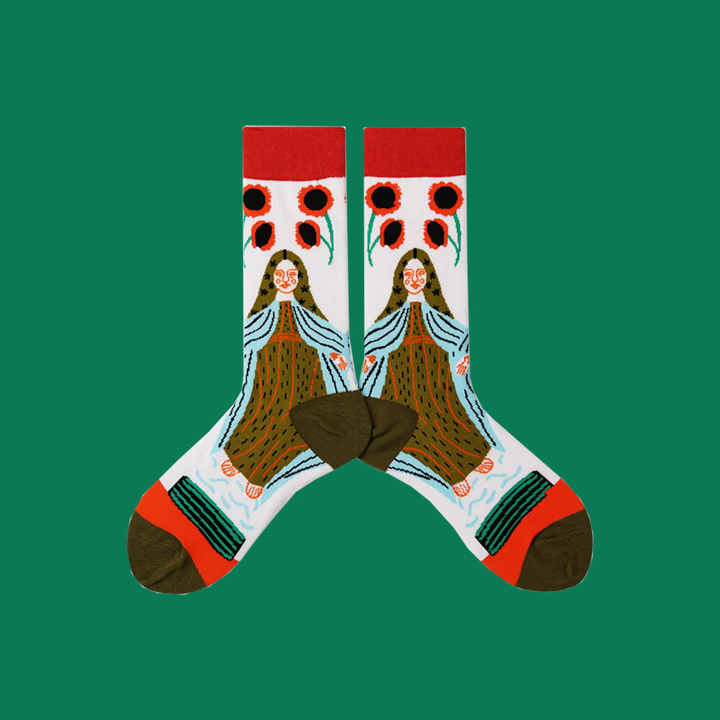 SUNFLOWER PRINCESS Socks