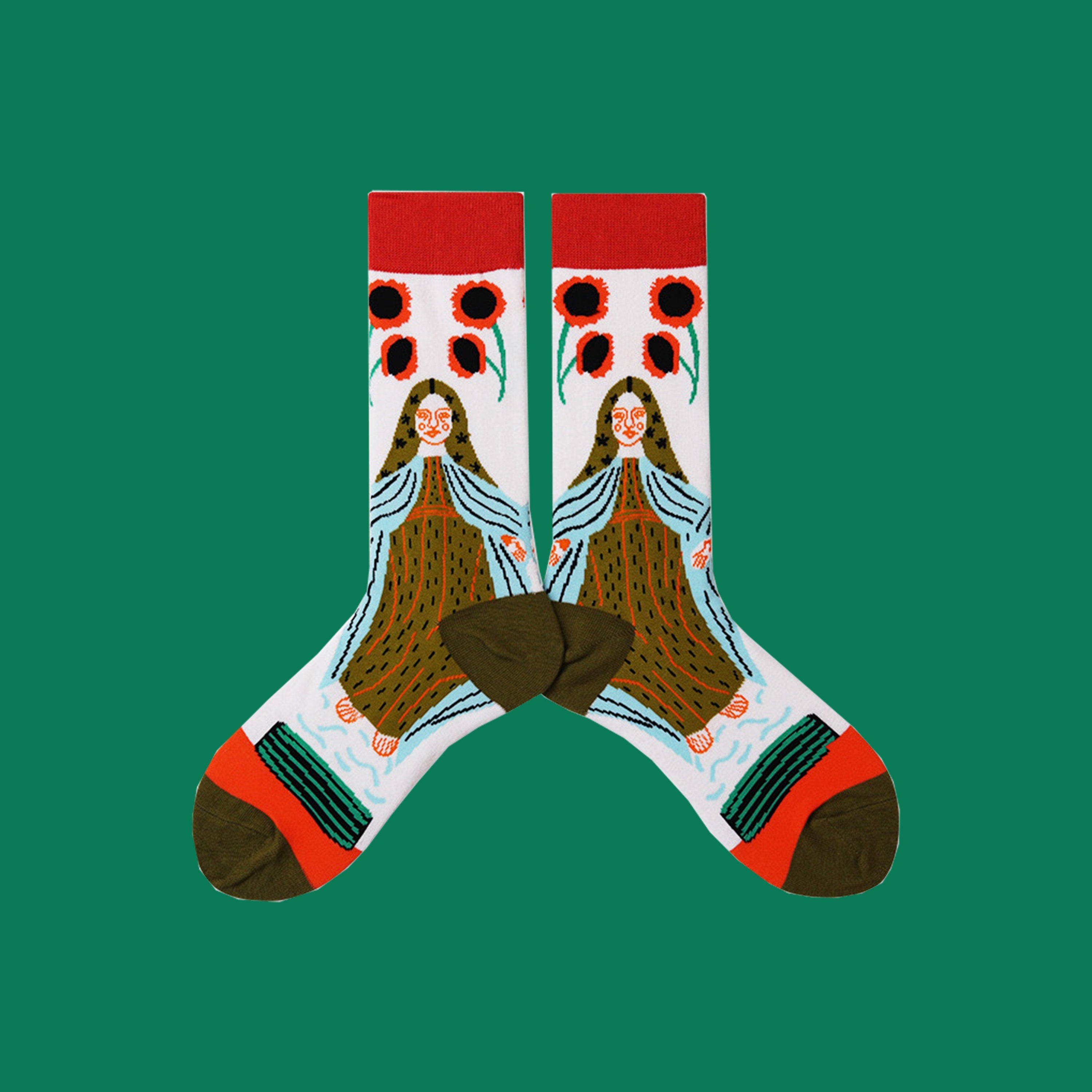 SUNFLOWER PRINCESS Socks