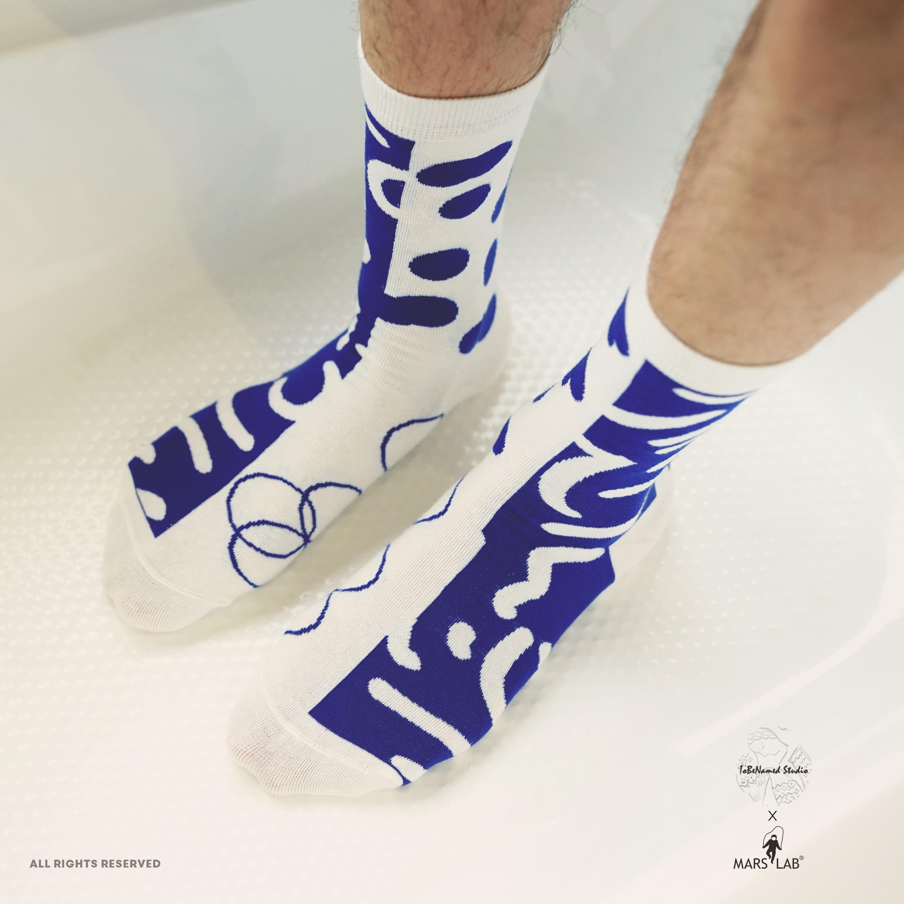 KLEIN BLUE DIALOGUE Socks