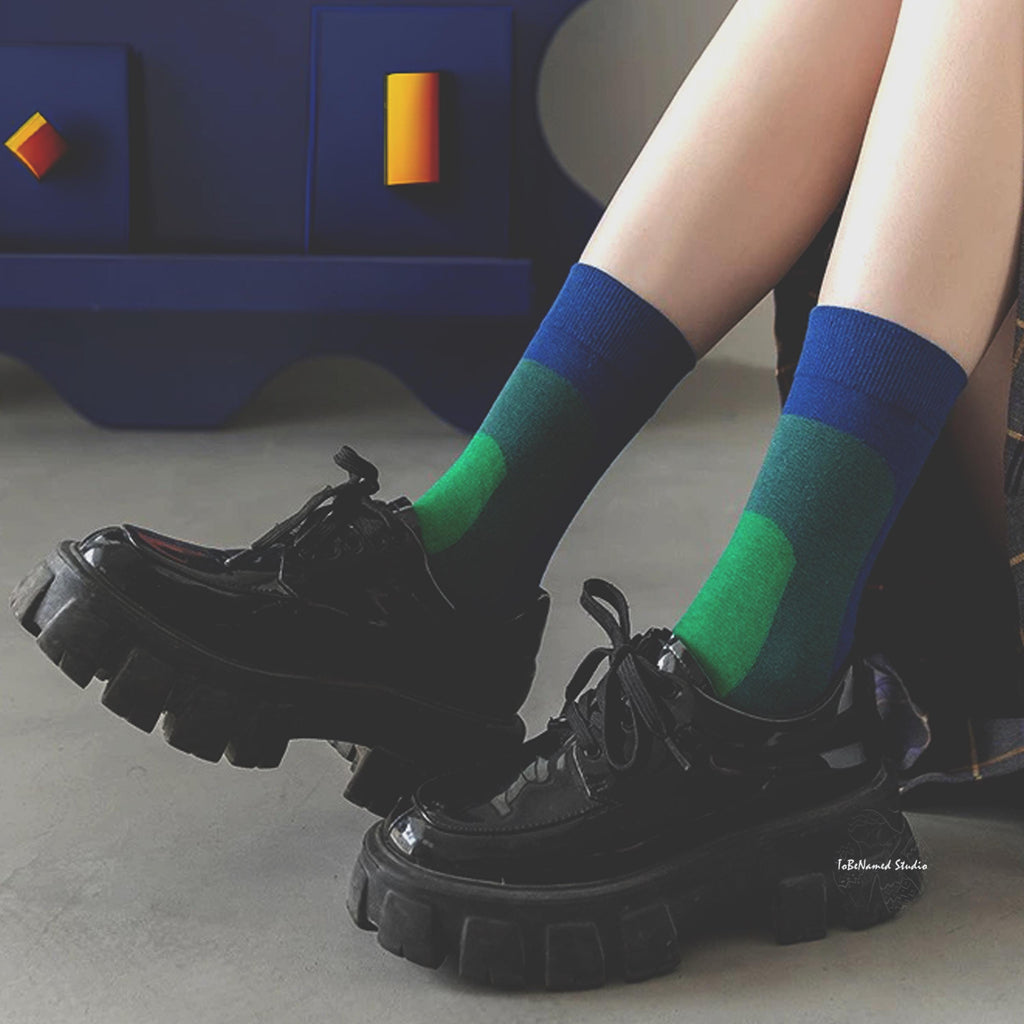ABSTRACT RECTANGLE Socks